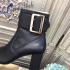 Burberry Booties Matte leather BBRB231136 